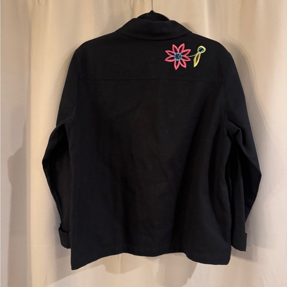 White Stag Vintage Rich Black Cotton Jacket - Picture 2 of 6